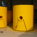 Steel floating EVA foam filled marine mooring buoy for ship